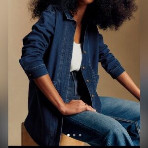 Sézane Indigo Will Denim Jacket